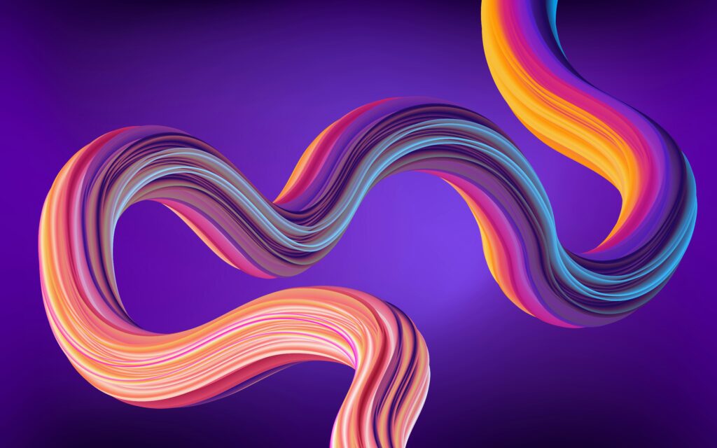 a colorful abstract background with wavy lines