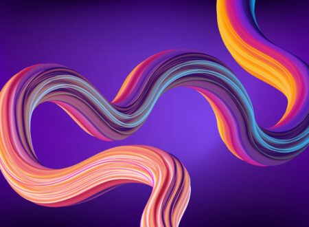 a colorful abstract background with wavy lines