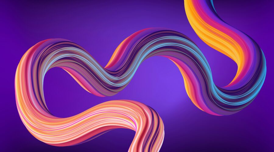 a colorful abstract background with wavy lines