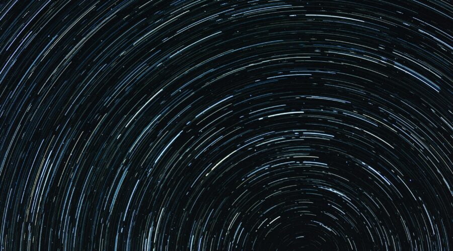 time lapse photography of star