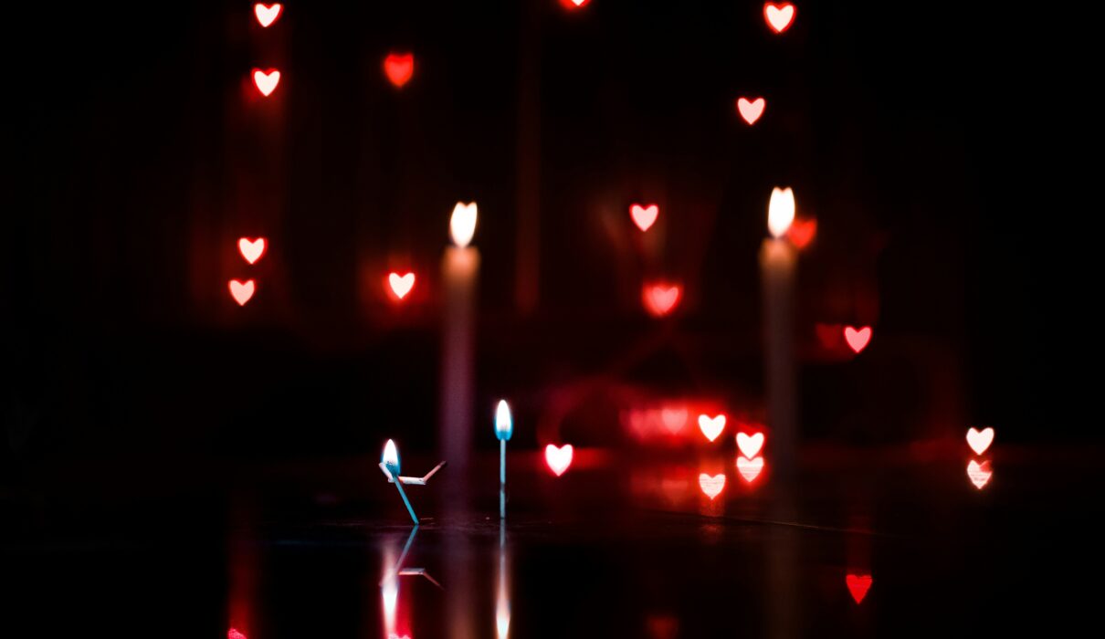 heart bokeh light