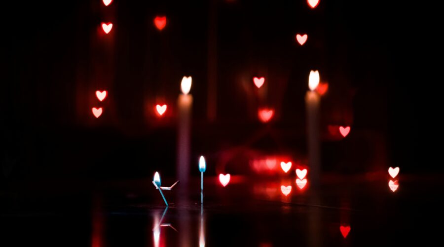 heart bokeh light